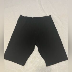 Faded glory black bike short size 10/12 girl, K